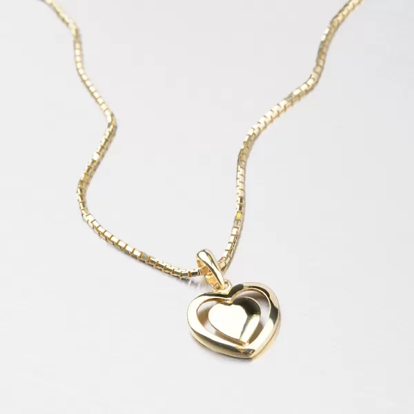 Srdce ze žlutého zlata DZ1816ZL