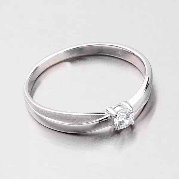 Dámský prsten se zirkony DZ1906B