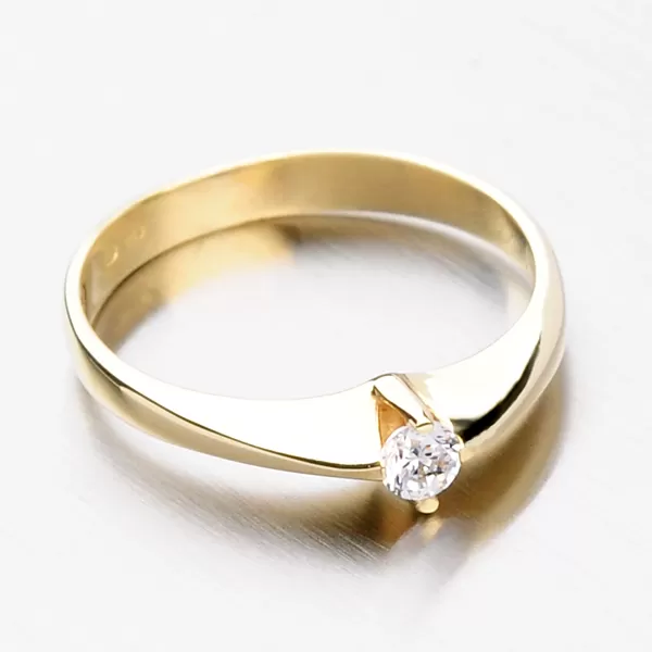 Krásný dámský prsten ze zlata DZ1956ZL