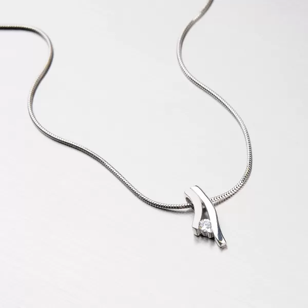 Přívěsek se zirkonem DZ1730B-ZIR