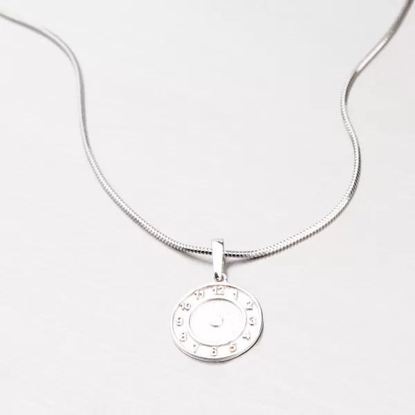 Zlatý přívěsek - křtící hodiny 687-0042