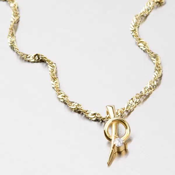 Přívěsek se zirkonem ze zlata DZ1936ZL