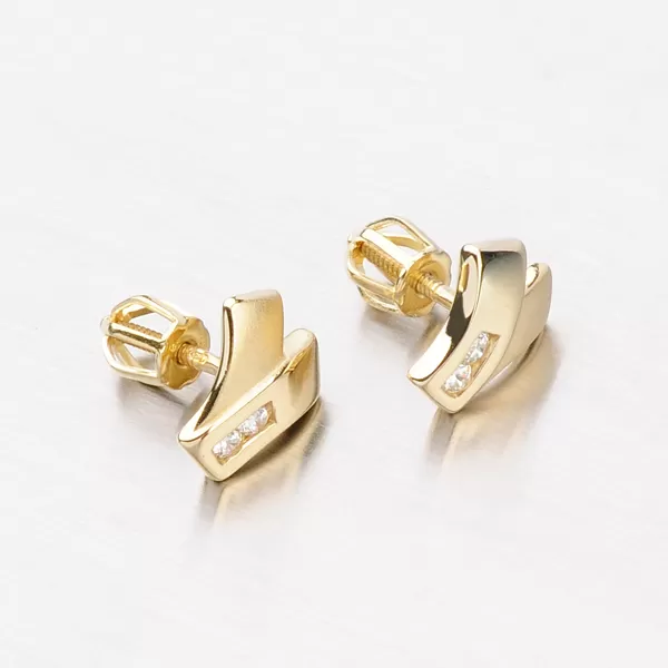 Náušnice ze zlata DZ1640ZL