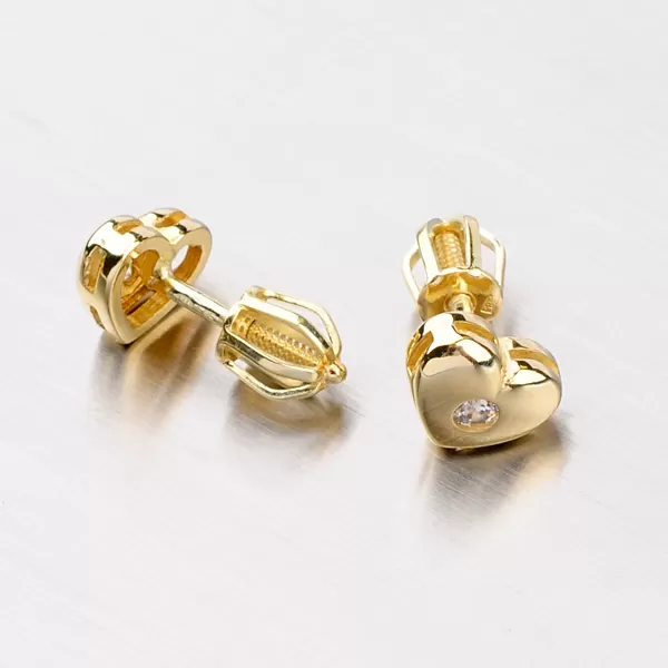 Srdíčka se zirkony DZ1925ZL