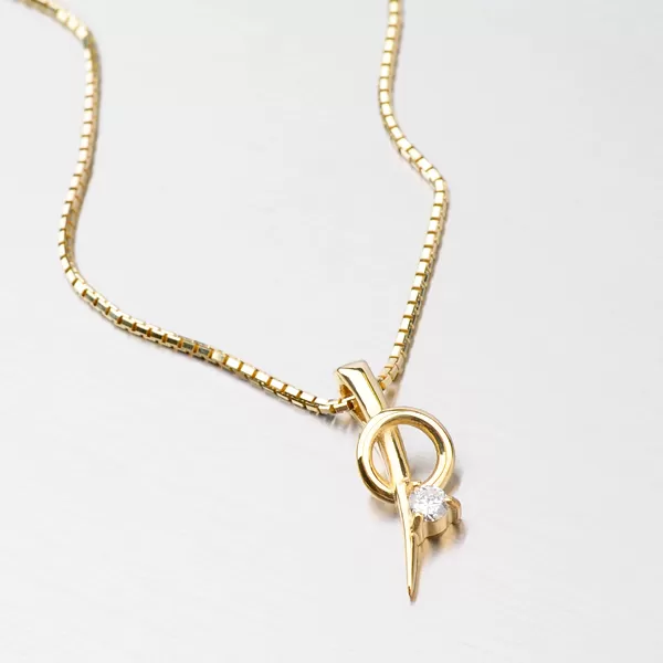 Přívěsek se zirkonem ze zlata DZ1936ZL