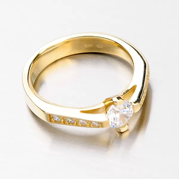 Dámský prsten ze zlata DZ1962ZL