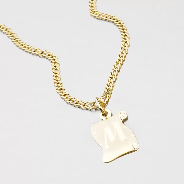 Zlatý pergamen s písmenkem M 43-2065-M