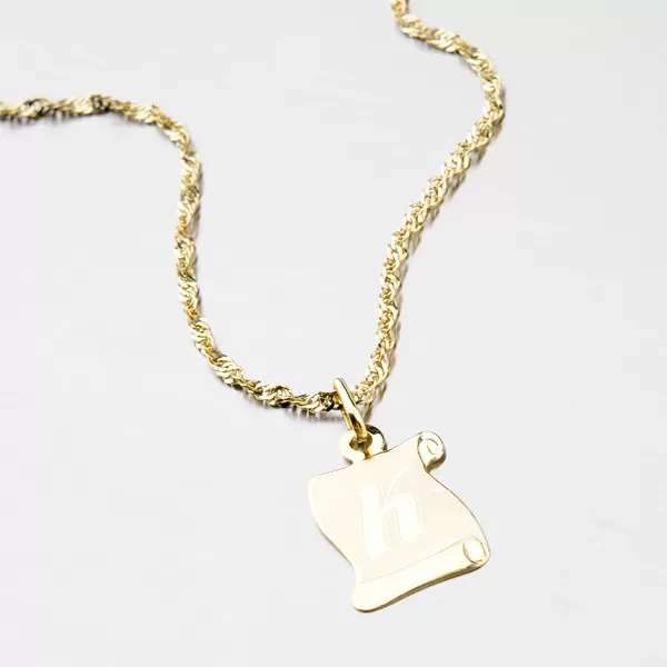 Zlatý pergamen s písmenkem K 43-2065-K