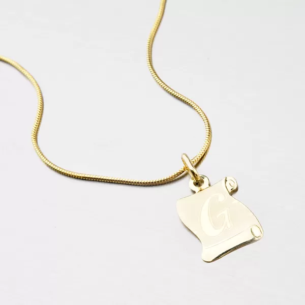 Zlatý pergamen s písmenkem G 43-2065-G