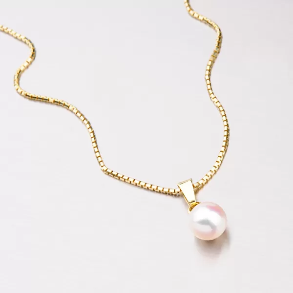 Zlatý přívěsek s perlou 352P-130100