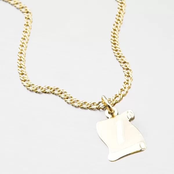 Zlatý pergamen s písmenkem I 43-2065-I