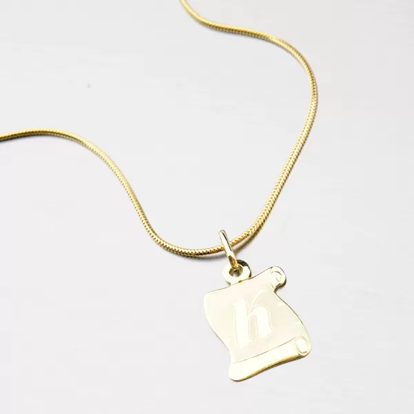 Zlatý pergamen s písmenkem K 43-2065-K