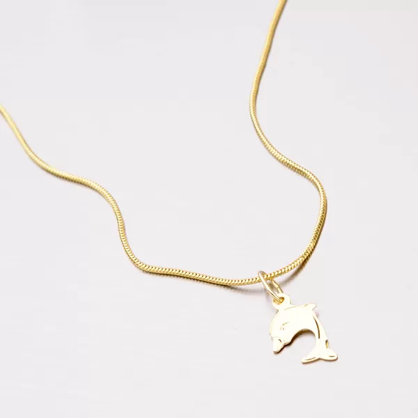 Delfínek ze žlutého zlata 322-1096