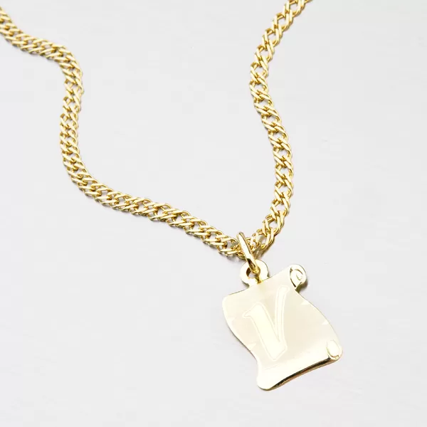 Zlatý pergamen s písmenkem V 43-2065-V