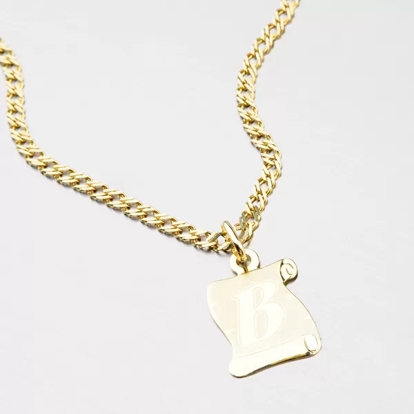 Zlatý pergamen s písmenkem B 43-2065-B