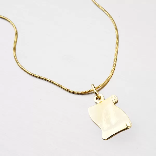 Zlatý pergamen s písmenkem A 43-2065-A