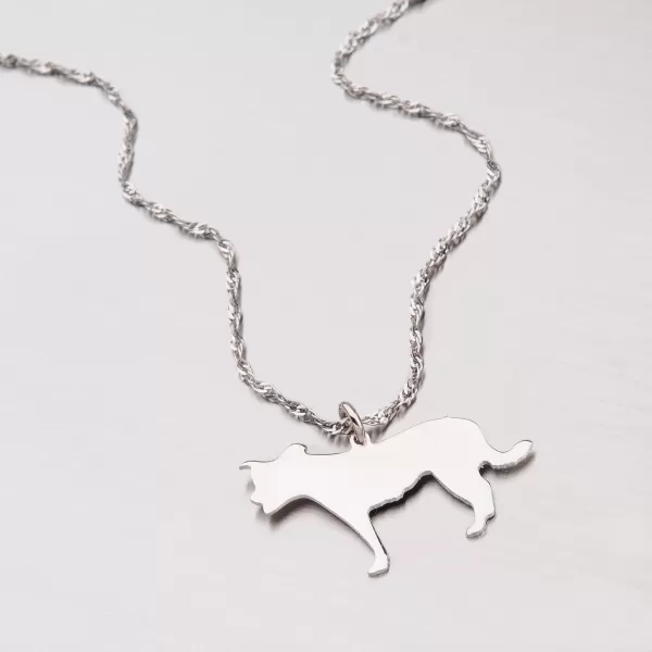 Přívěsek - pes ze stříbra P1601224-0532-SLX