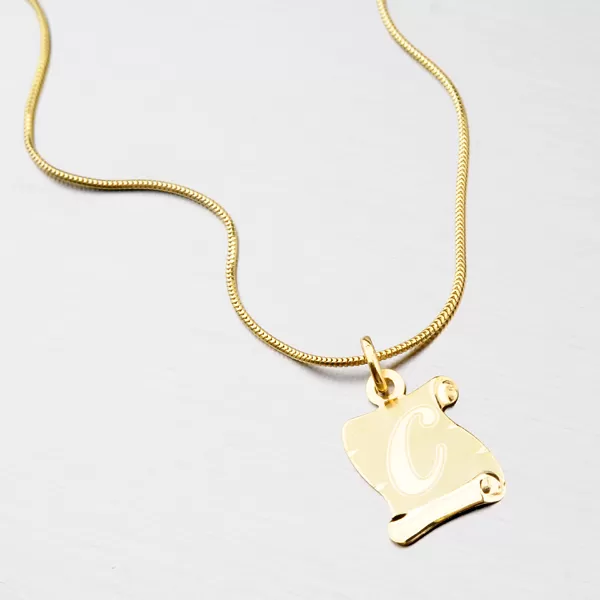 Zlatý pergamen s písmenkem C 43-2065-C