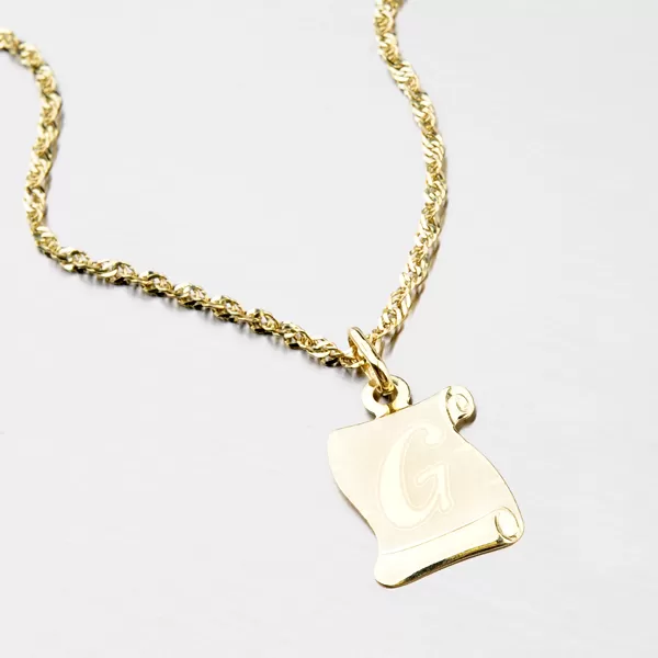 Zlatý pergamen s písmenkem G 43-2065-G