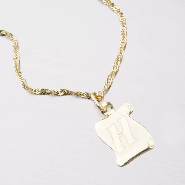 Zlatý pergamen s písmenkem H 43-2065-H