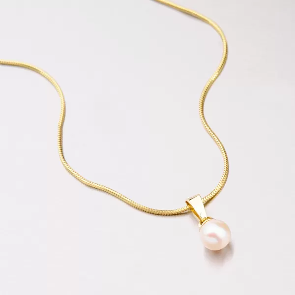 Zlatý přívěsek s perlou 352P-130078