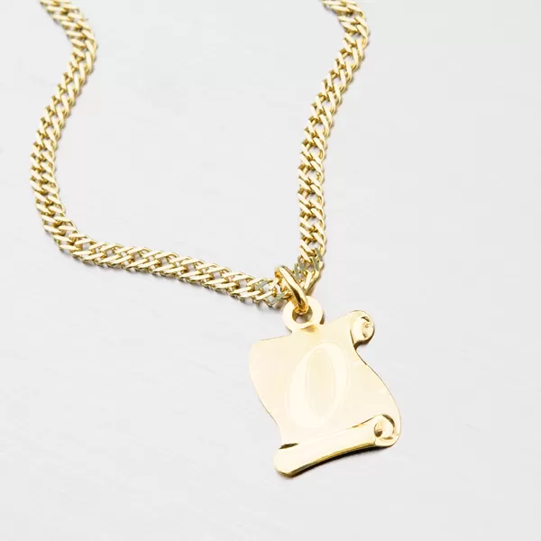 Zlatý pergamen s písmenkem O 43-2065-O