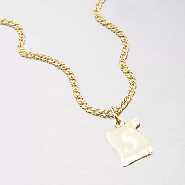 Zlatý pergamen s písmenkem S 43-2065-S