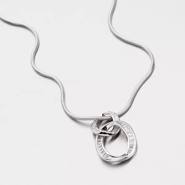 Stříbrný přívěsek se zirkony PXX07180569