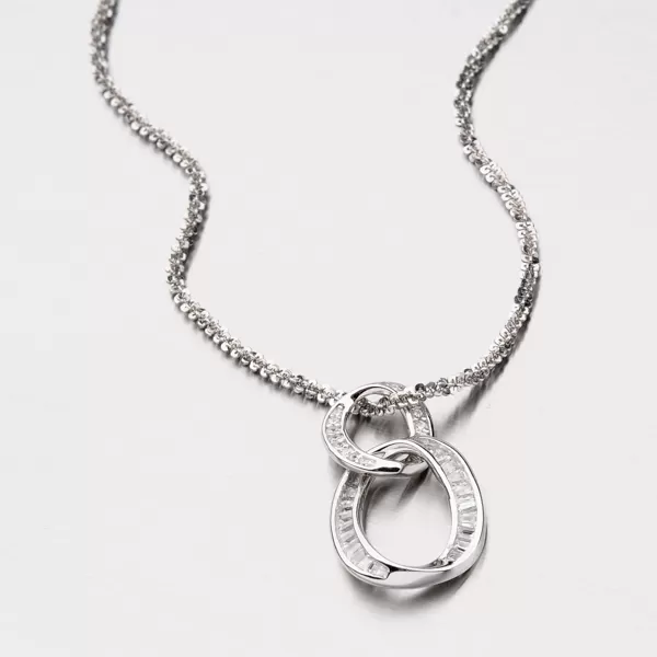 Stříbrný přívěsek se zirkony PXX07180569