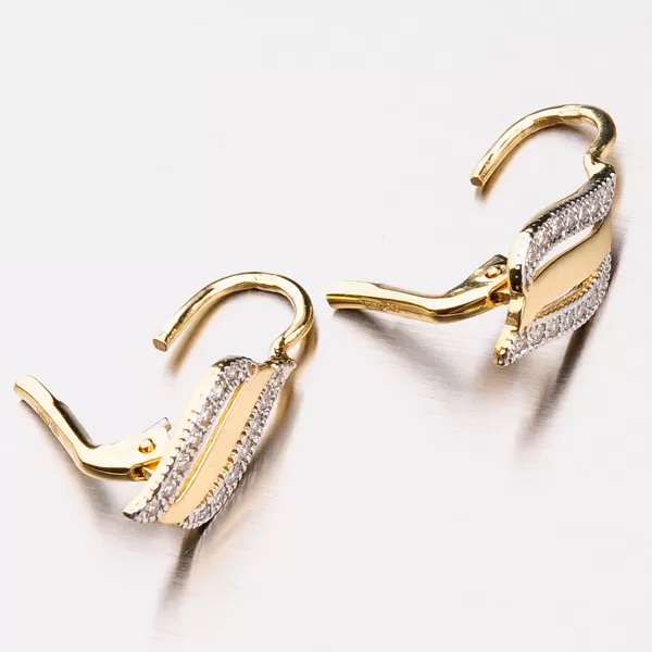 Dámské náušnice se zirkony 42-31545