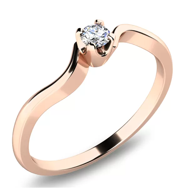 Zásnubní prsten s diamantem ZP-10937D