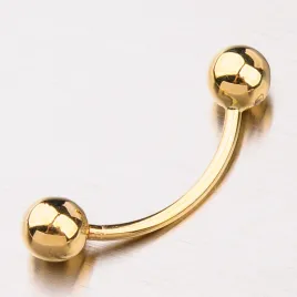 Dámský piercing žluté zlato 585 42-21654