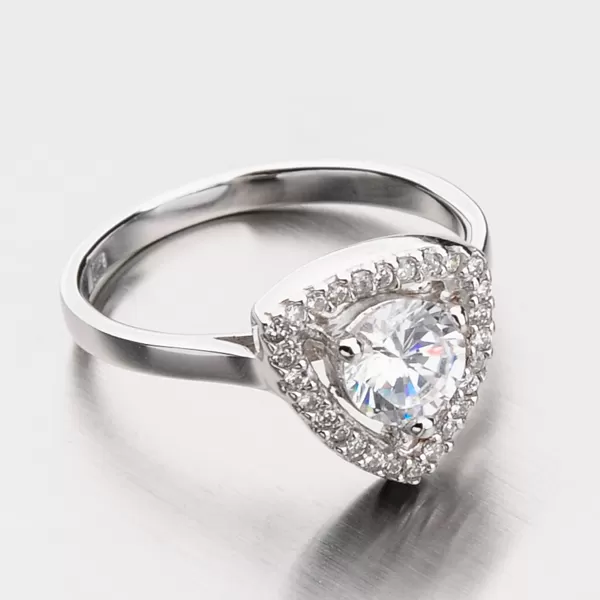 Stříbrný prsten se zirkony RXX02130175