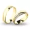 Snubní prsteny žluté zlato 585 zirkon 0.090 ct G/SI - SP-61068Z