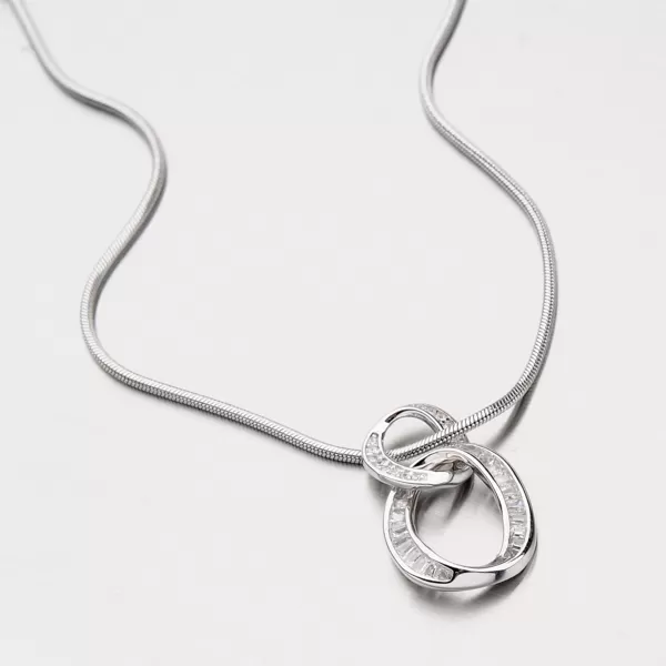 Stříbrný přívěsek se zirkony PXX07180569