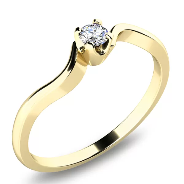 Zásnubní prsten s diamantem ZP-10937D