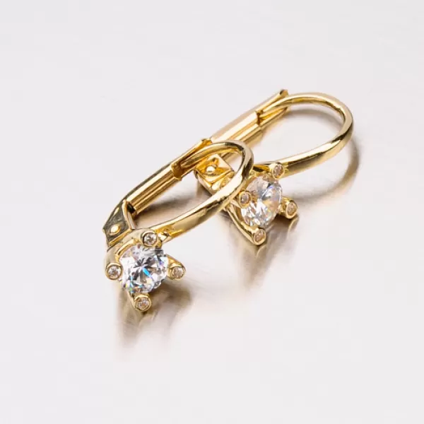 Náušnice se zirkony 12-376