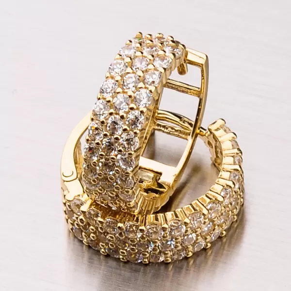 Zdobené zlaté kroužky 42-31562