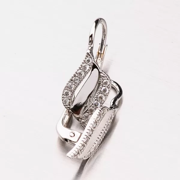 Náušnice z bílého zlata 42-3134