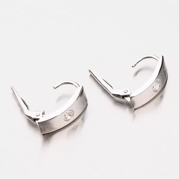 Náušnice z bílého zlata 42-31510