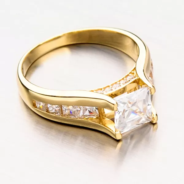 Zlatý prsten se zirkony GLX-10800ZL