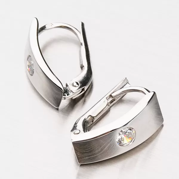 Náušnice z bílého zlata 42-31510