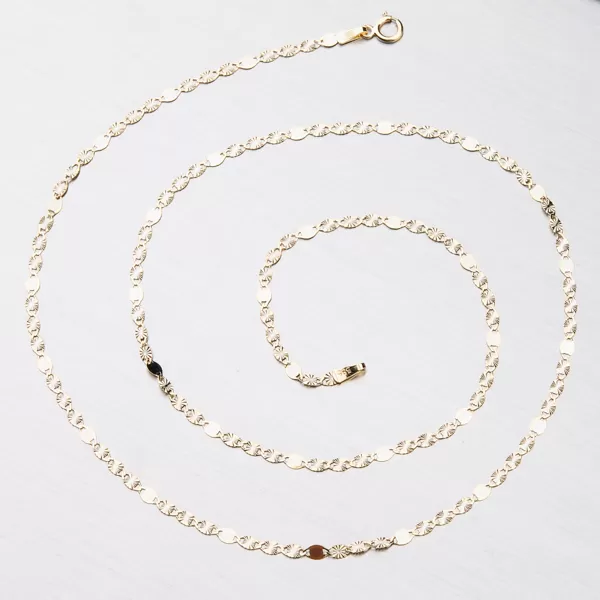 Gravírovaný řetízek 45-1539