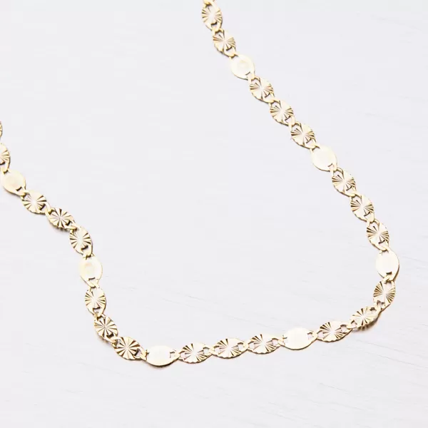 Náramek zlato 585 facetovaný 44-1539