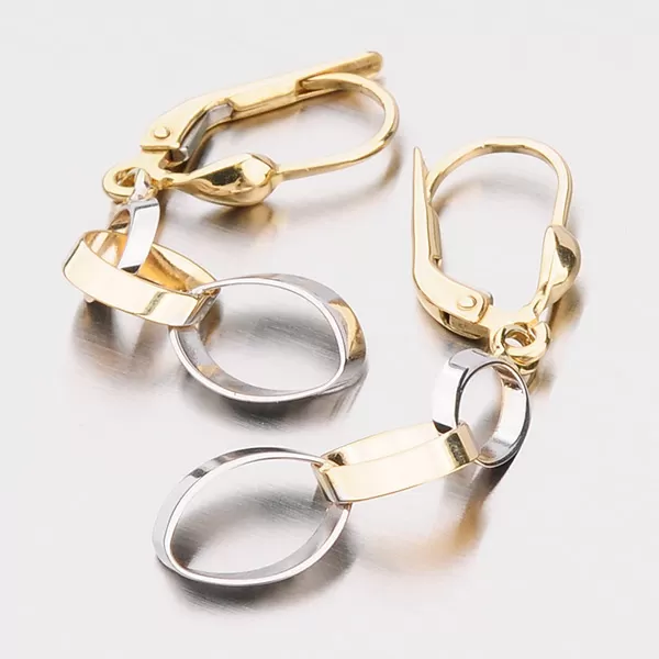 Visací náušnice ze zlata 12-307