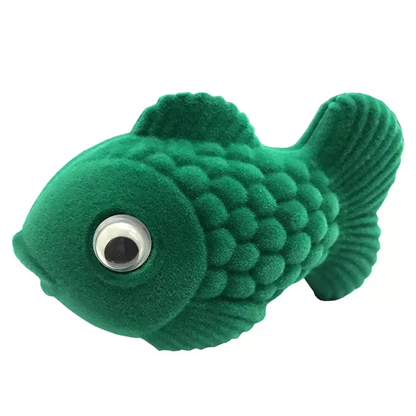 Krabička na šperky - zelená ryba FU-05/A19