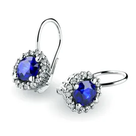 Dámské náušnice bílé zlato 585/1000 přírodní diamant 1.00 ct G/SI 10925-B-DIA-SAF