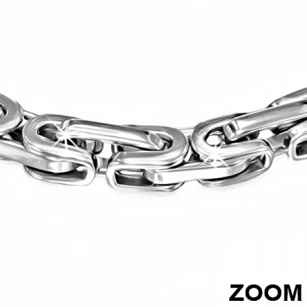 Náramek z oceli královská vazba 7 mm GCBV171