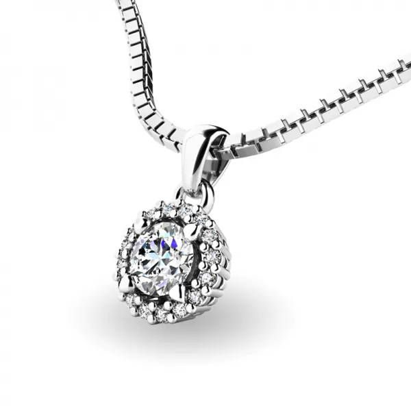 Luxusní přívěsek s diamanty 10927-B-DIA