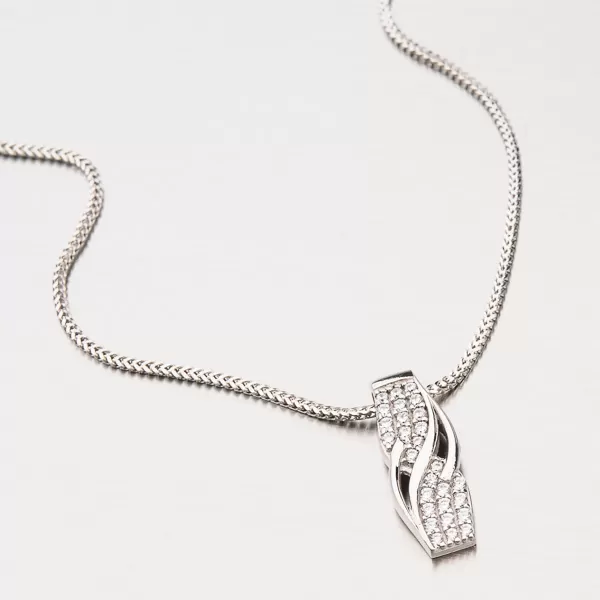 Zlatý přívěsek z bílého zlata 13-247